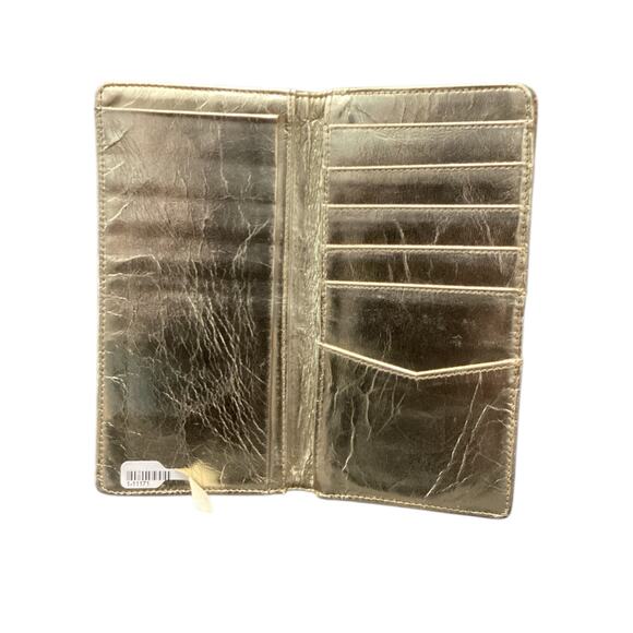 Beautiful Women’s Gold Mesh Folding Card Wallet - Picture 2 of 4